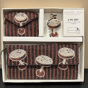 Rachel Zoe Striped Beaded Accessory Set